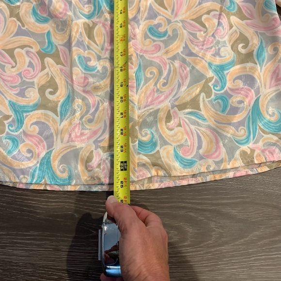 VTG 80’s core blouse by Notations with scarf neck wrap M - Picture 8 of 11